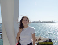 Liz Greenspan at Pearl Harbor